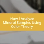How I Analyze Mineral Samples Using Color Theory