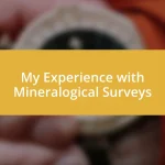 My Experience with Mineralogical Surveys